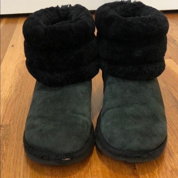 Black Ugg Short Boots - Picture 3 of 7